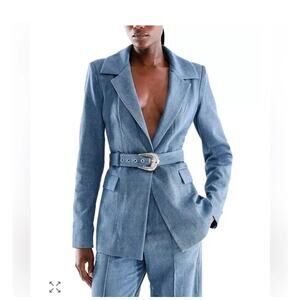 AS by DF DOMINGA Denim Blazer size Small NEW